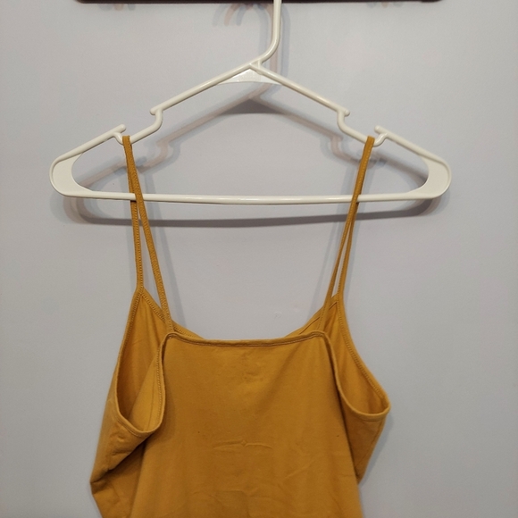 New swoop tank top layering mustard yellow Lg nwt - Picture 6 of 6